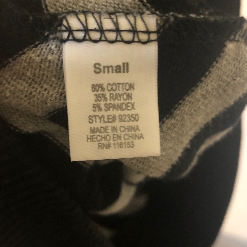 Poof! Black and Gray Striped Top - Picture 3 of 10